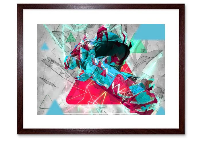 Abstract Skateboarding